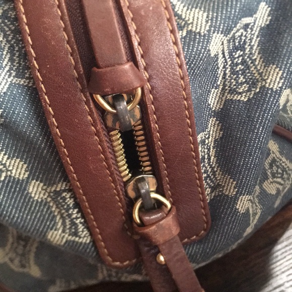 EUC Celine Denim Leather Trimmed - Picture 6 of 16